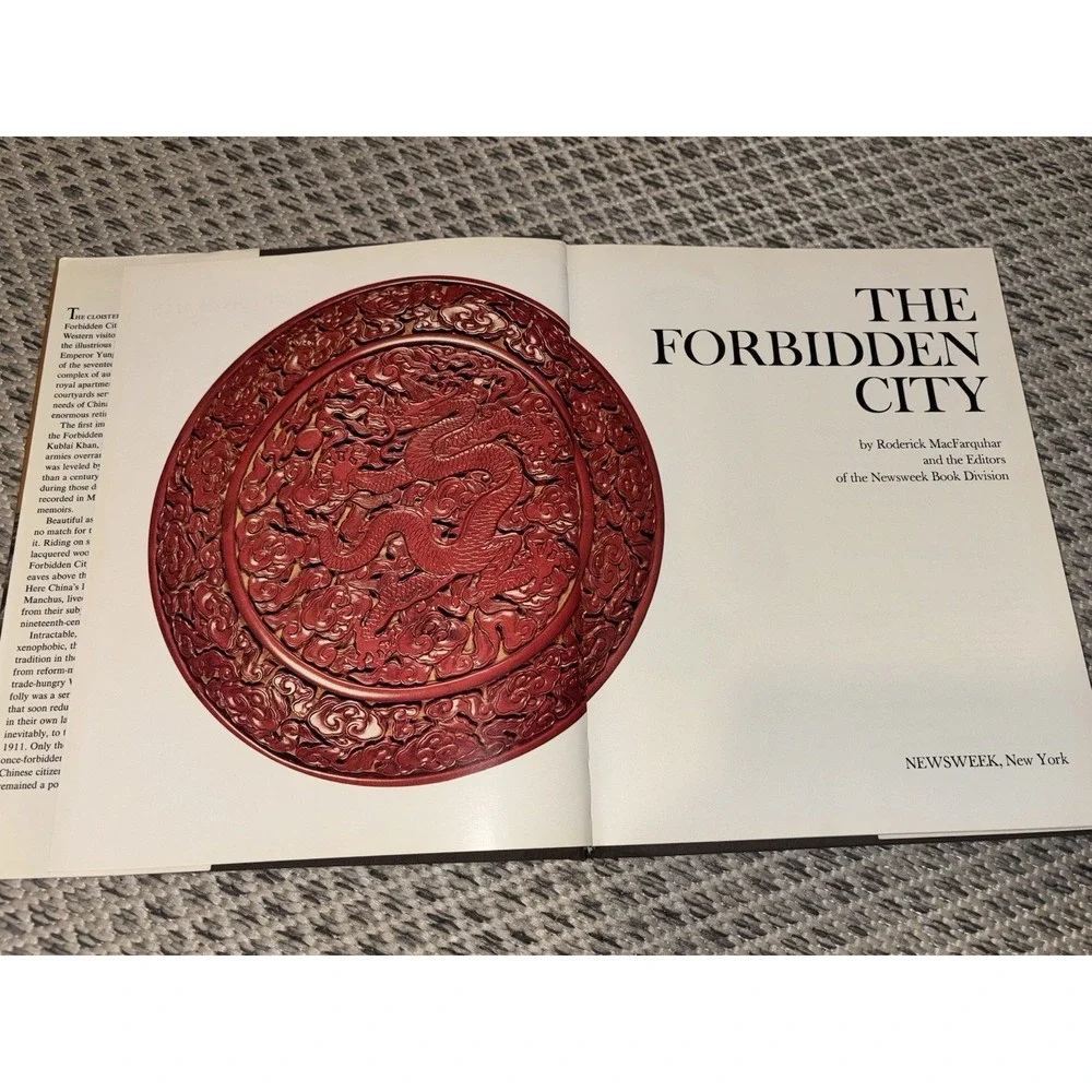 The Forbidden City Hardcover Roderick MacFarquhar History Non-Fiction China 1972